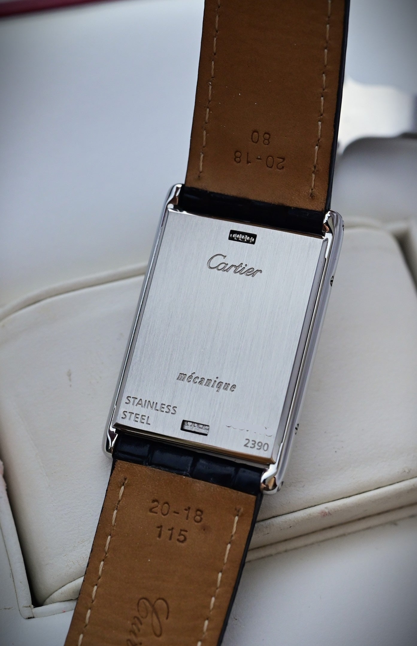 CARTIER Tank "Basculante" mécanique Ref. 2390