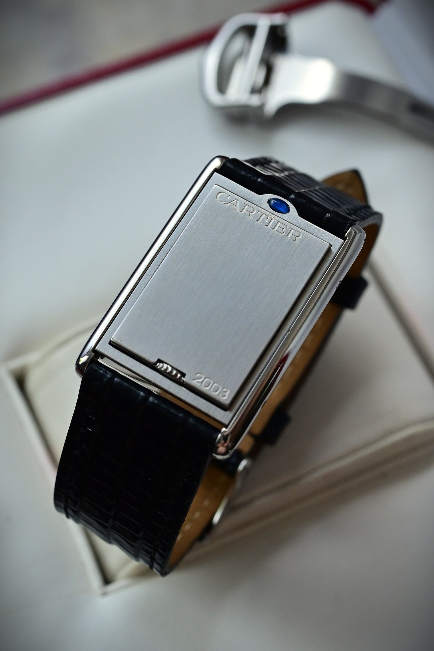 CARTIER Tank "Basculante" mécanique Ref. 2390