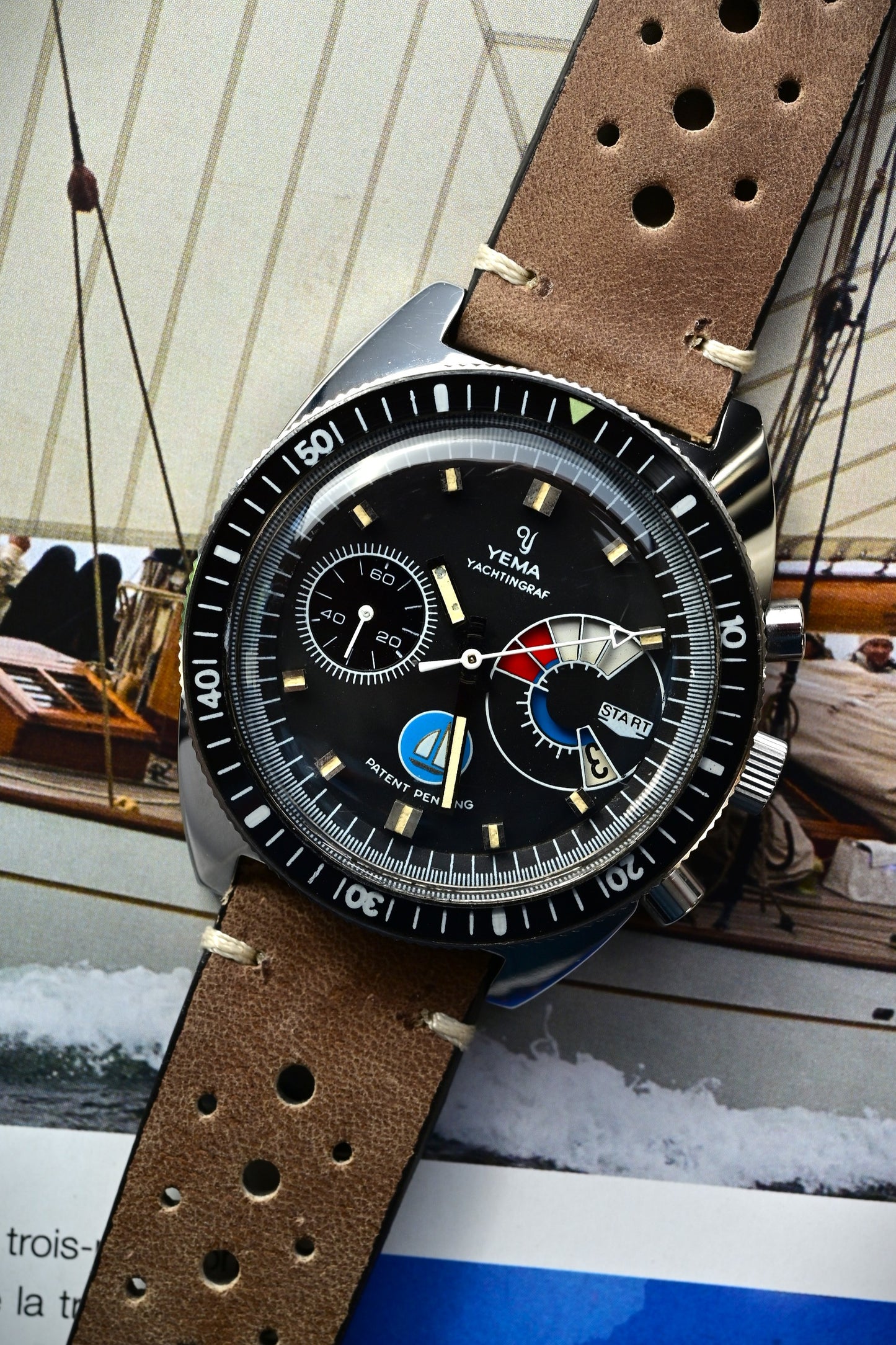 YEMA Yachtingraph Regate Jumbo "blue ship"