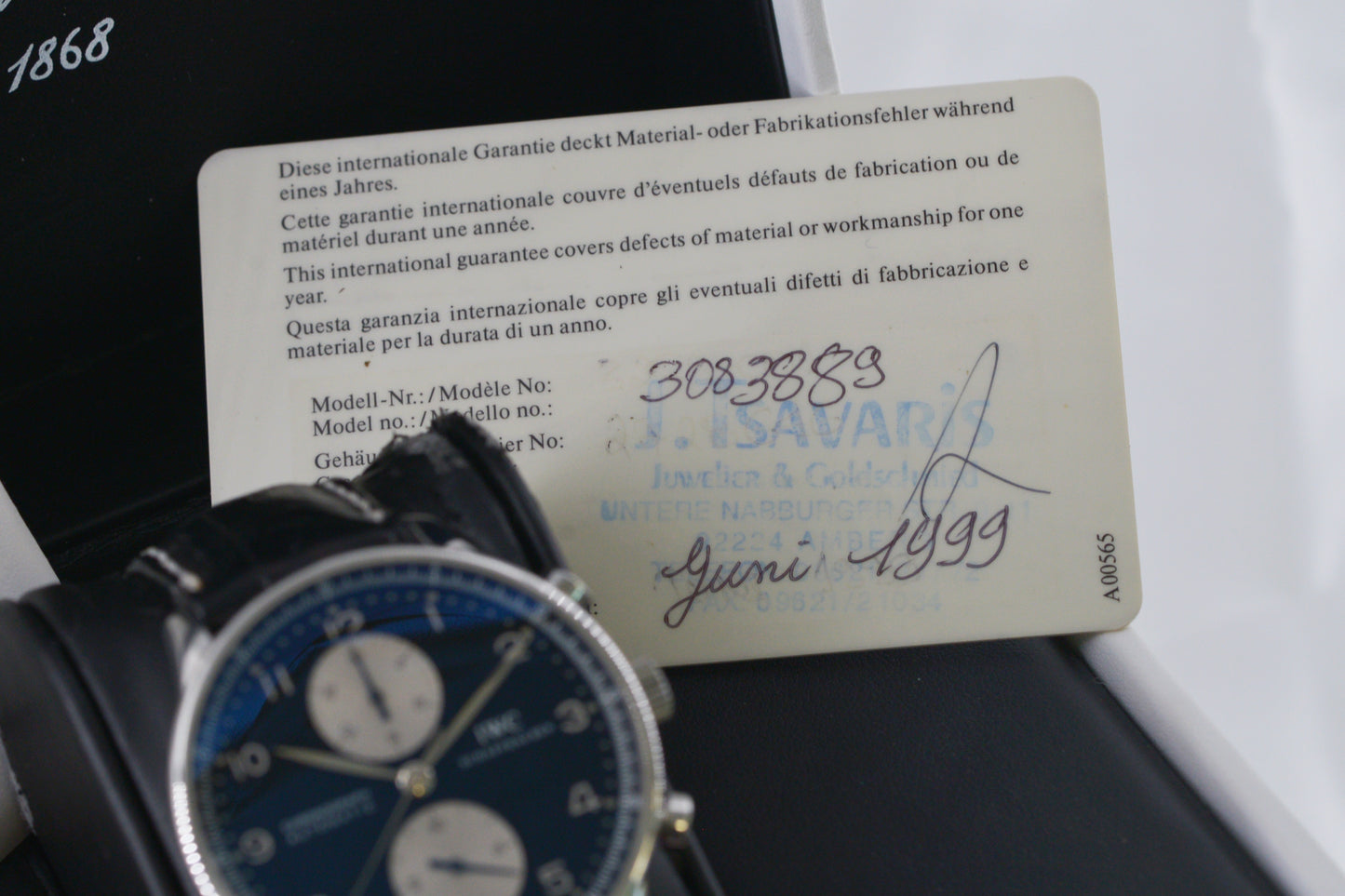 IWC Portugieser Chronograph Ref. 3714