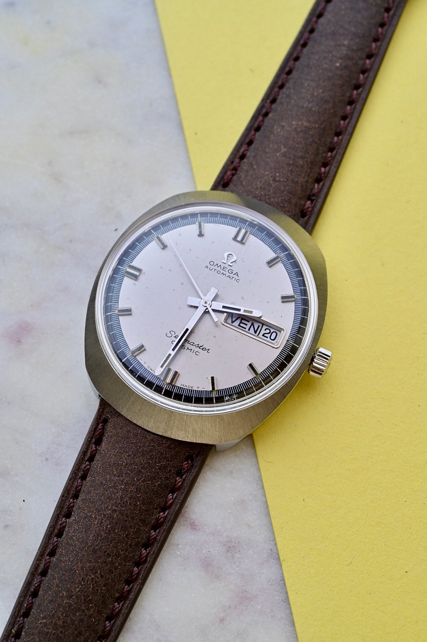 OMEGA Seamaster Cosmic Day-Date Ref. 166.035