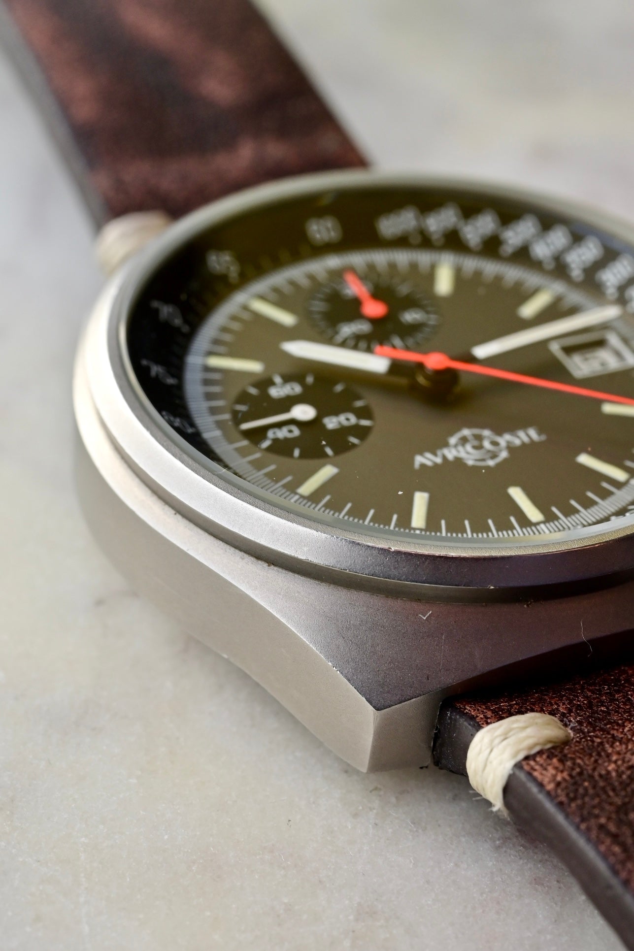 AURICOSTE Chronographe militaire -"13e RDP"