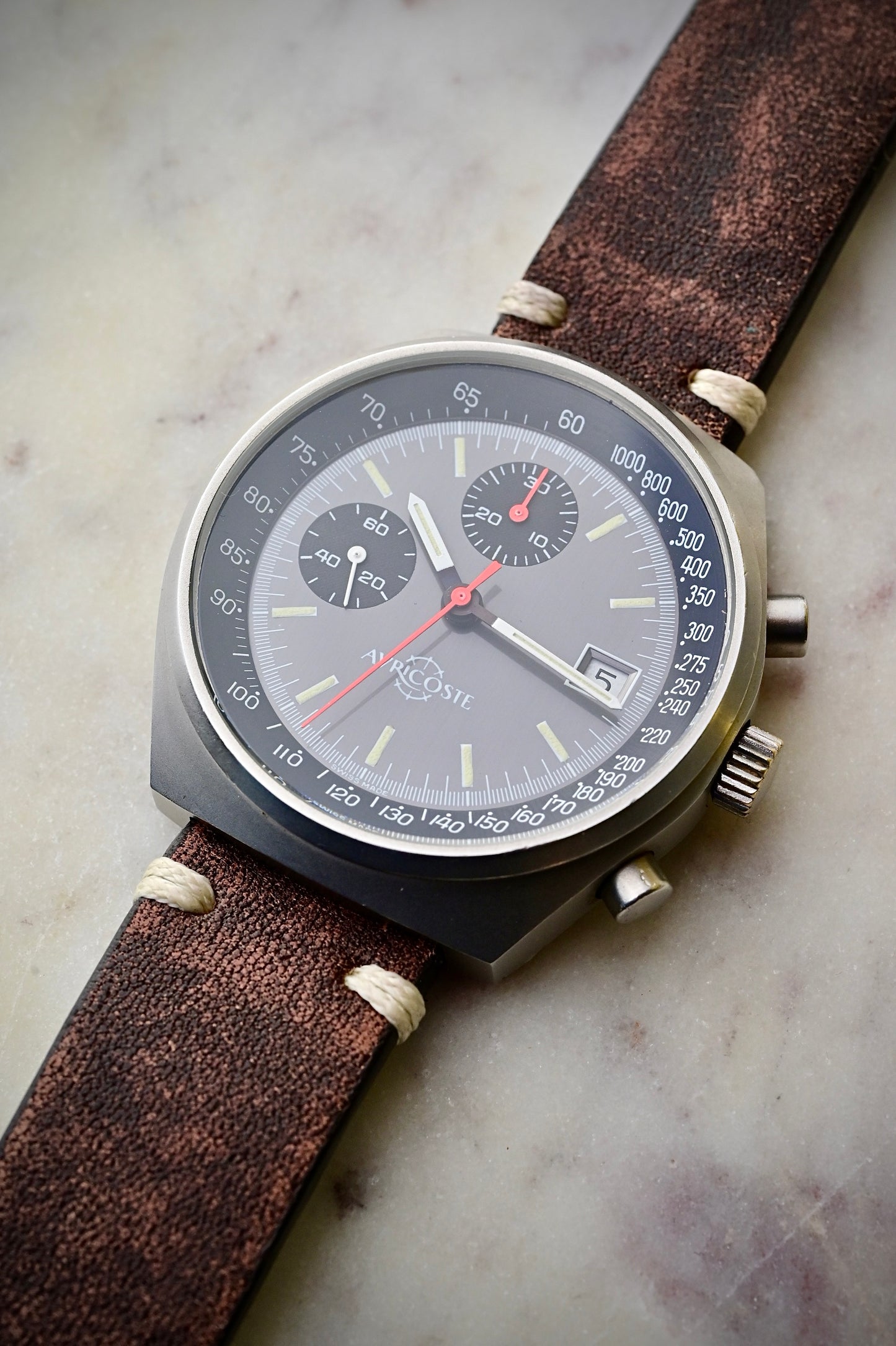 AURICOSTE Chronographe militaire -"13e RDP"