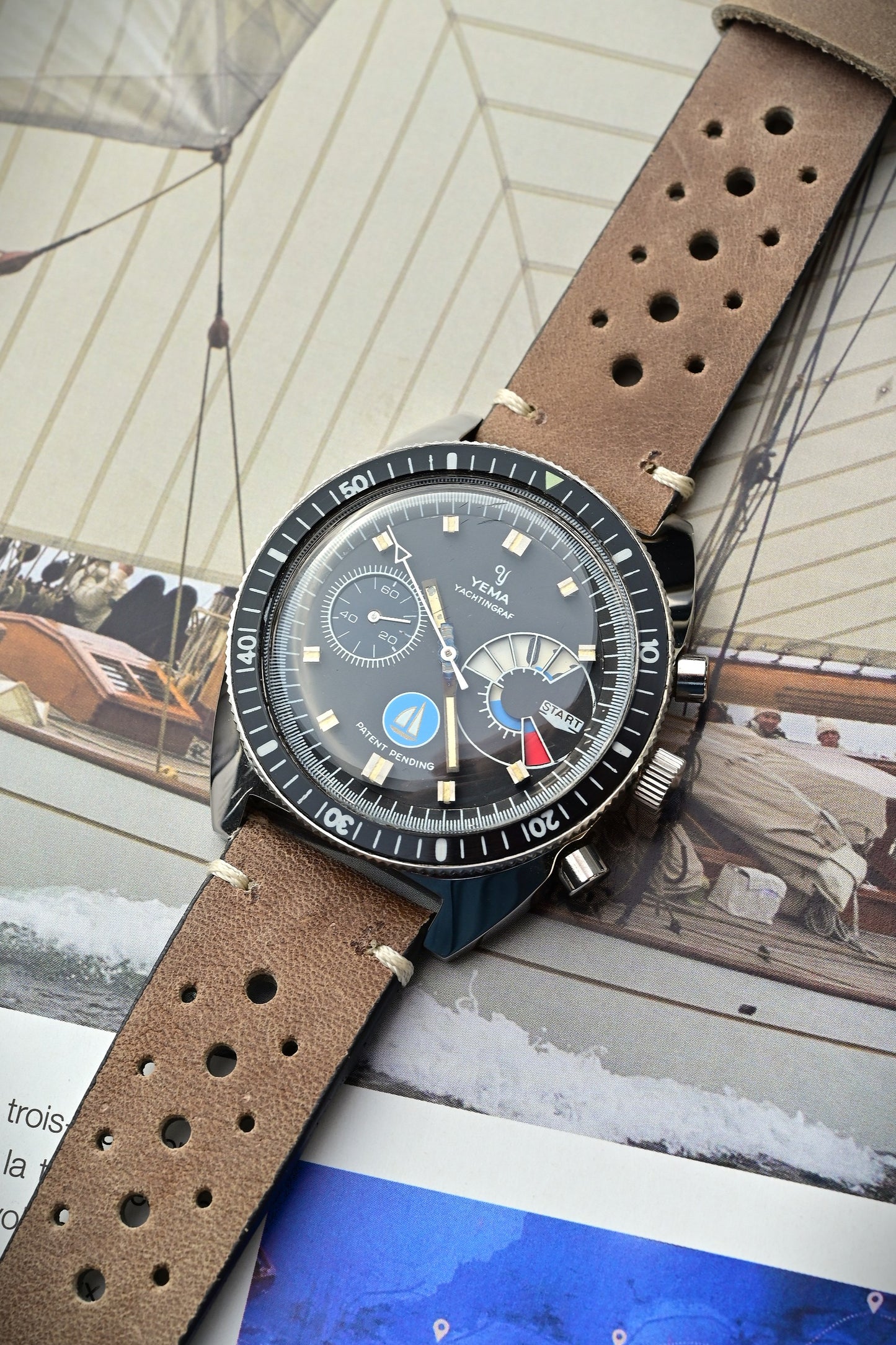 YEMA Yachtingraph Regate Jumbo "blue ship"