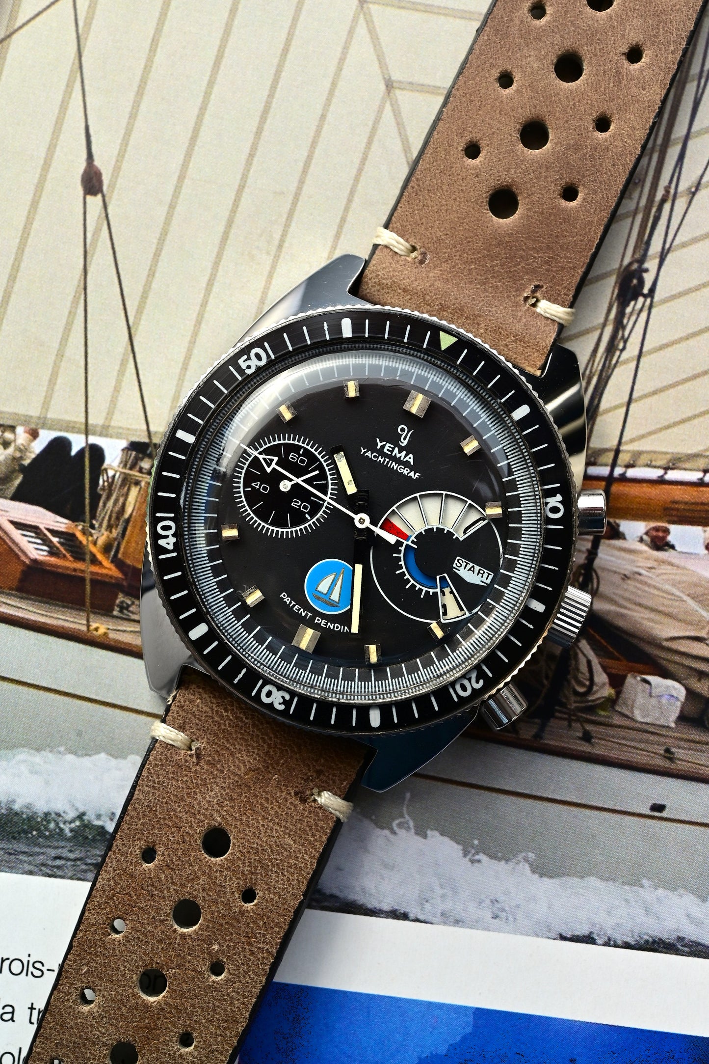 YEMA Yachtingraph Regate Jumbo "blue ship"
