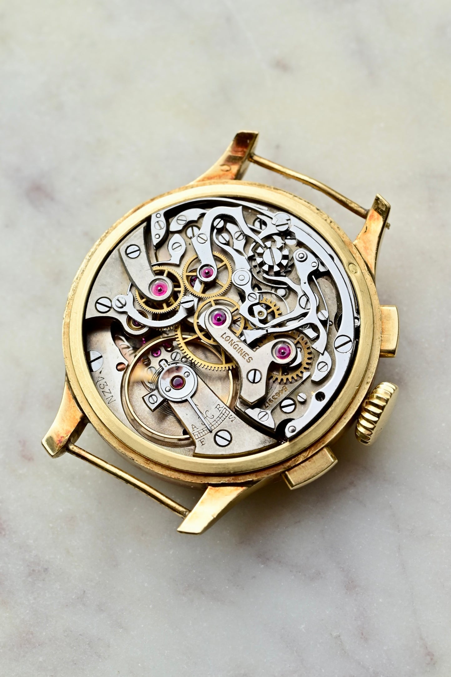LONGINES Chronographe 18K  "13 ZN Flyback"