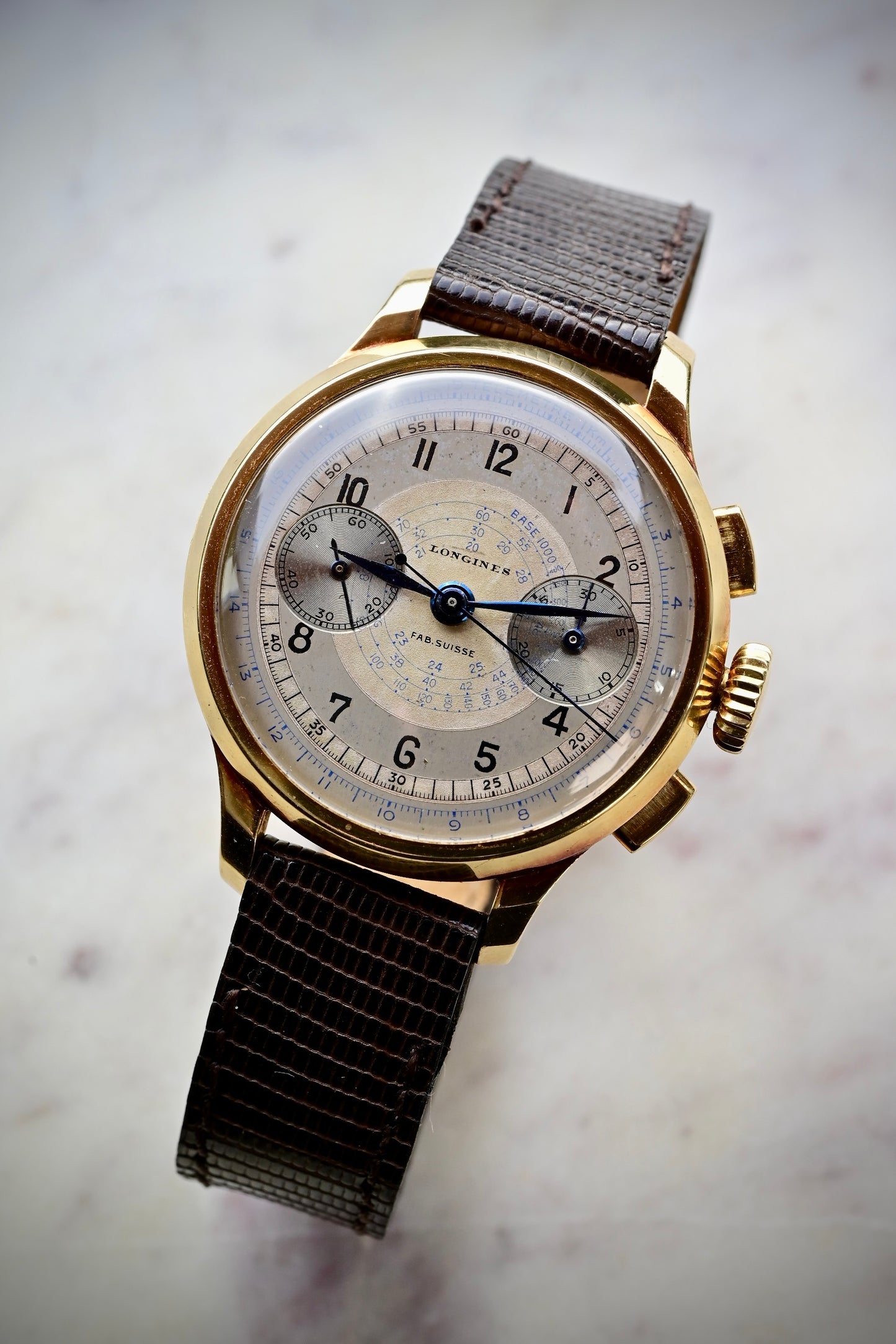 LONGINES Chronographe 18K  "13 ZN Flyback"