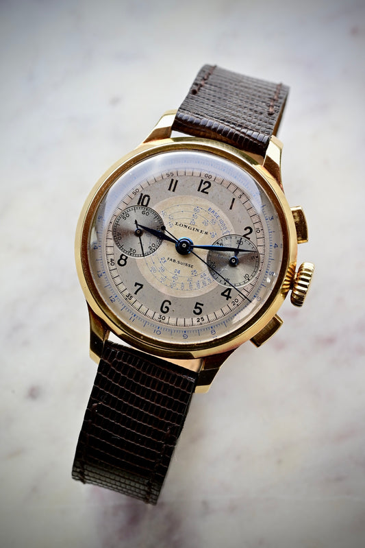 LONGINES Chronographe 18K  "13 ZN Flyback"