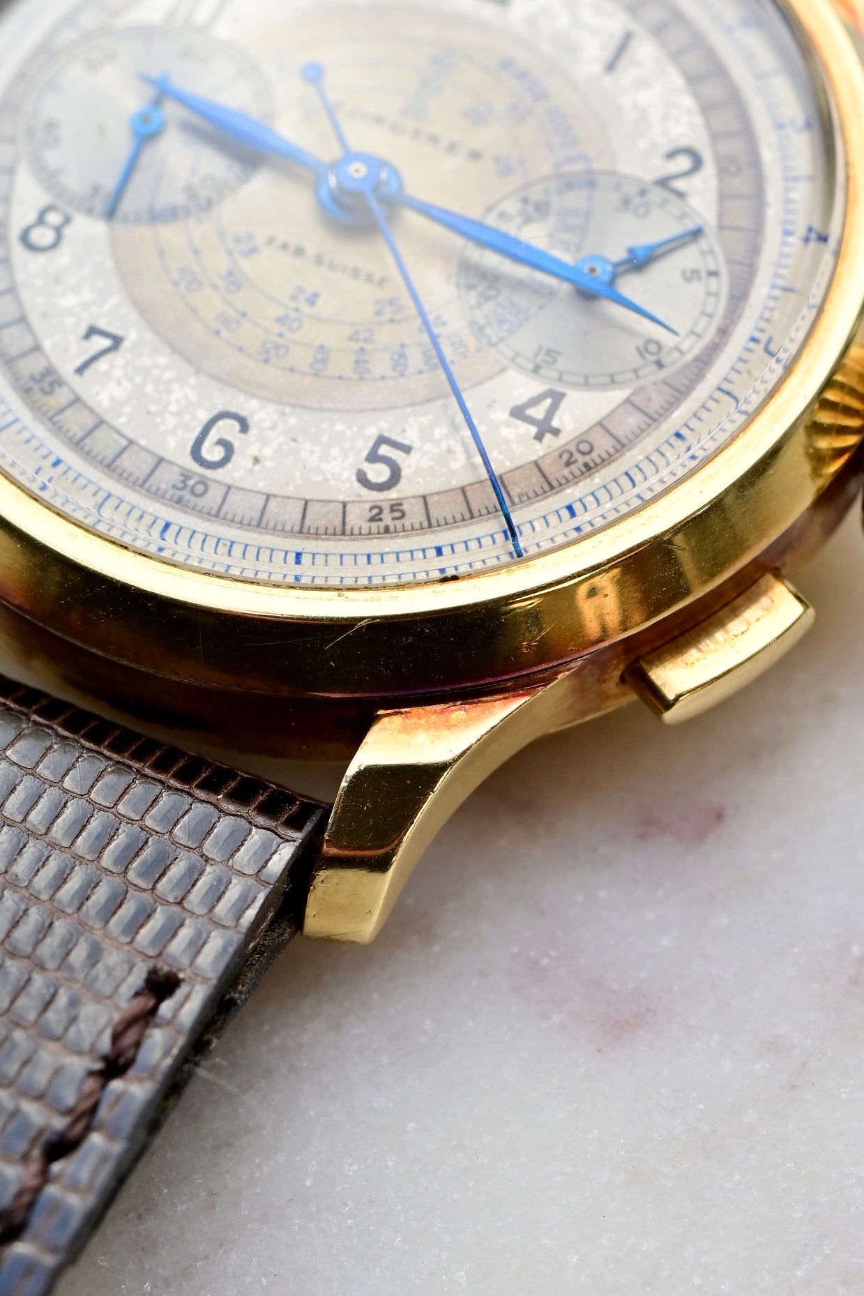 LONGINES Chronographe 18K  "13 ZN Flyback"