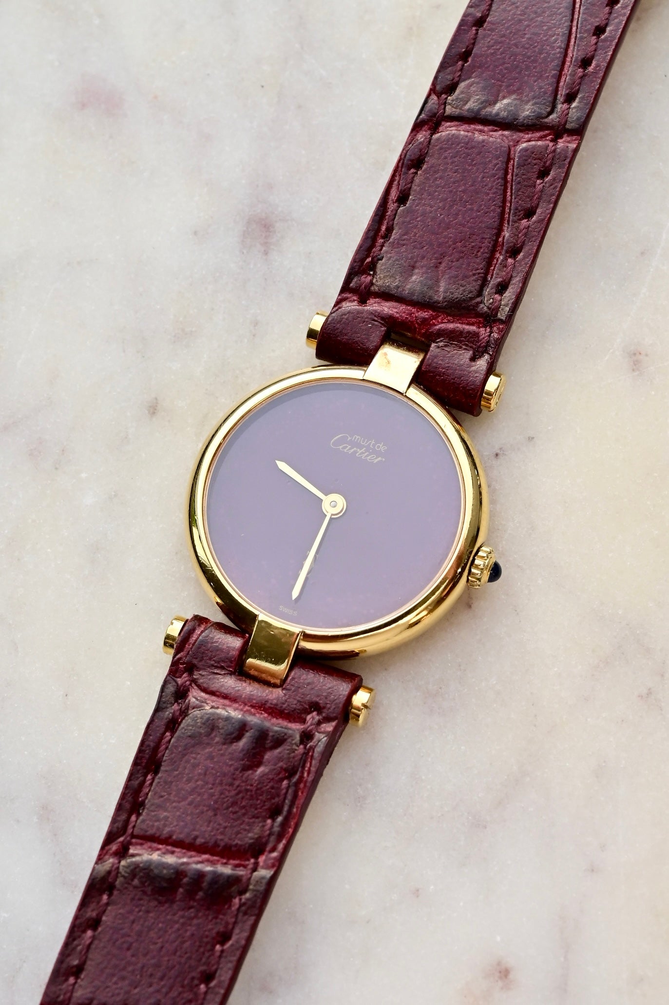 CARTIER Must Vendôme "Red dial"