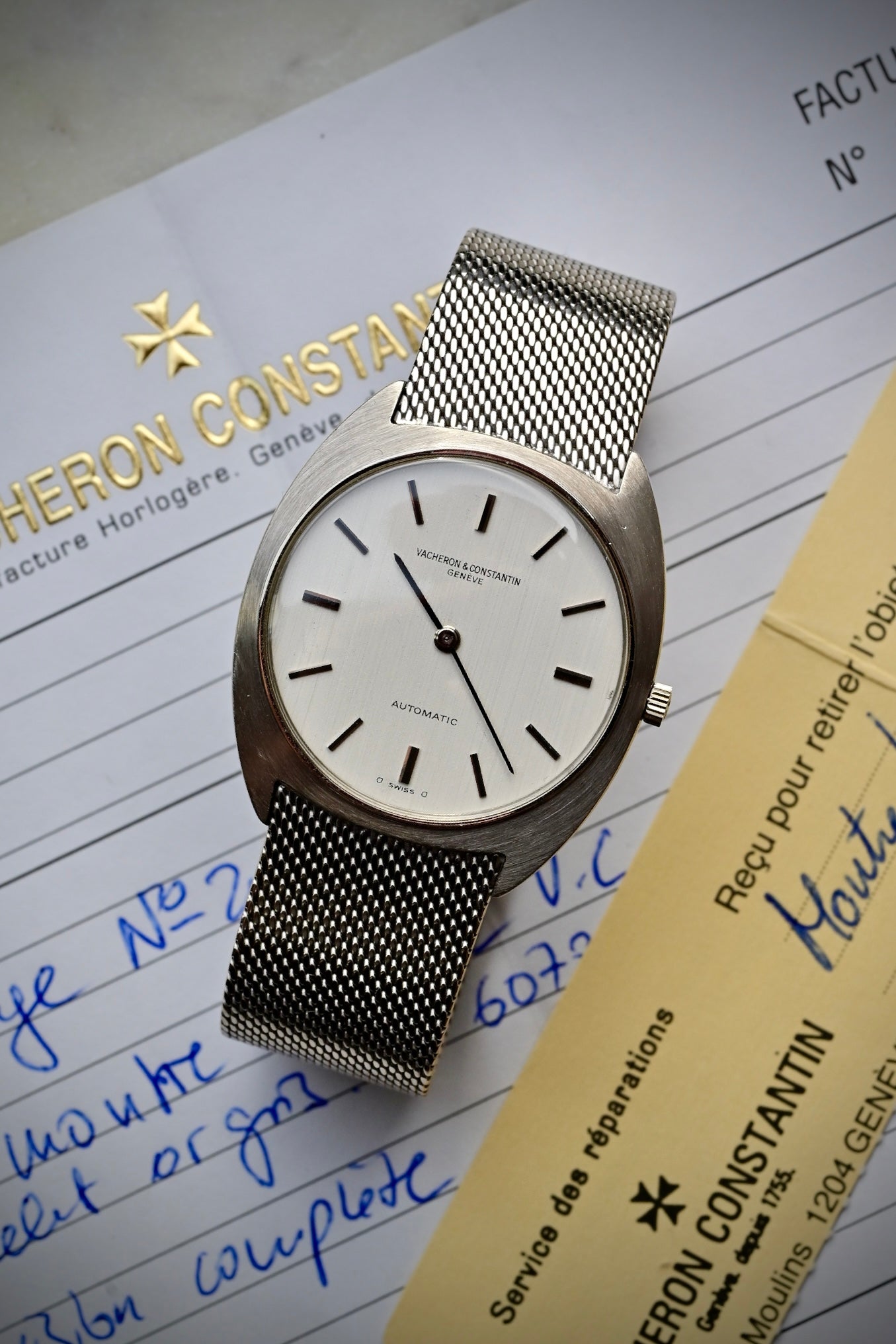 VACHERON CONSTANTIN "Ultra-thin 18K white gold" Ref. 7595