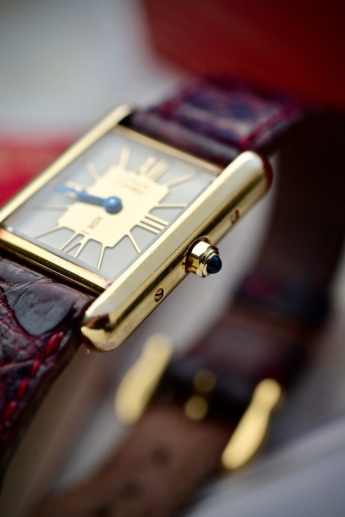 CARTIER Tank Must "Ivory mirror dial" Ref. SM 366001