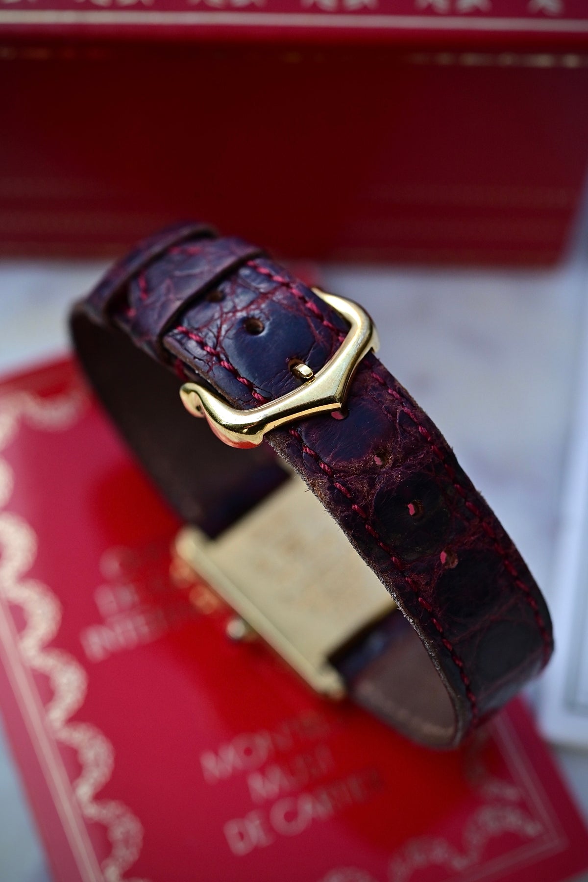 CARTIER Tank Must "Ivory mirror dial" Ref. SM 366001