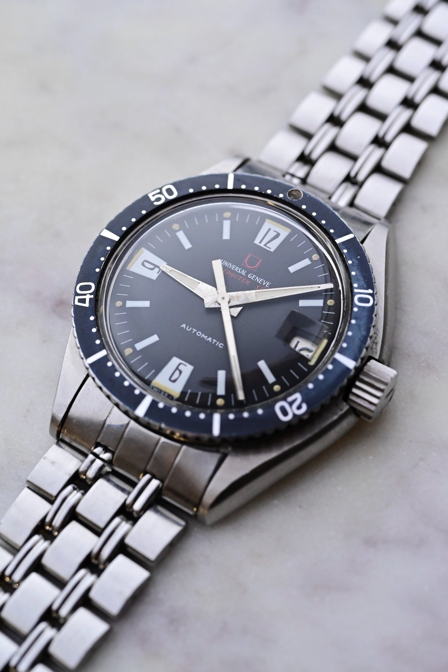 UNIVERSAL GENEVE Polerouter Sub "Asymétrique" Ref. 869109